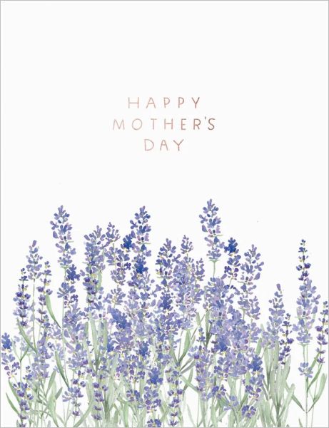 [EF-CMD-SP0557] Foil Card-Lavender Mum