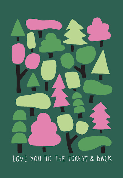 [BB-C-0340] Card-Forest And Back