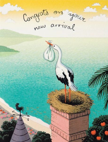 [JJ-C-074] Card-Stork Delivery