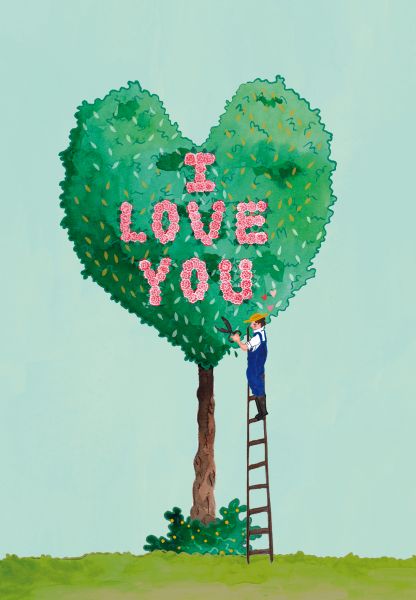 [RD-C-LV054] Card-Love Gardener