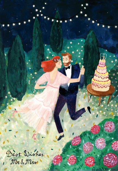 [RD-C-WD033] Card-Wedding Dance Couple