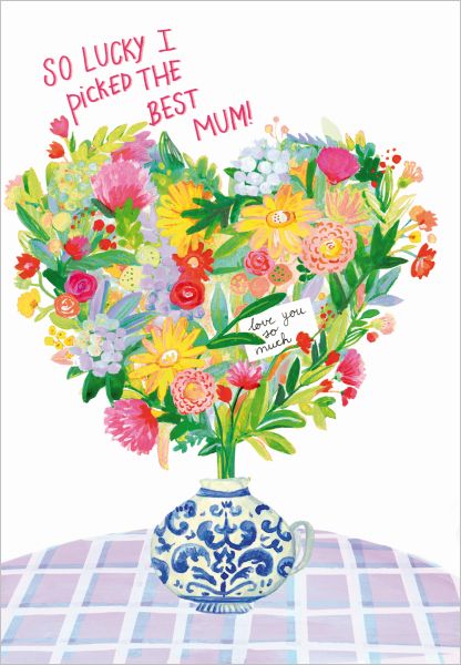 [RD-CMD-086] Card-Mum Flower Heart