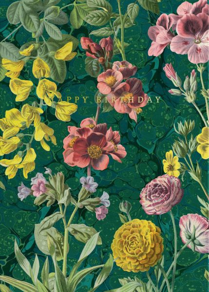 [OD-C-MK12054] Foil Card-Botanicals