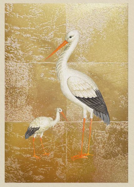 [OD-C-NW12003] Foil Card-Stork