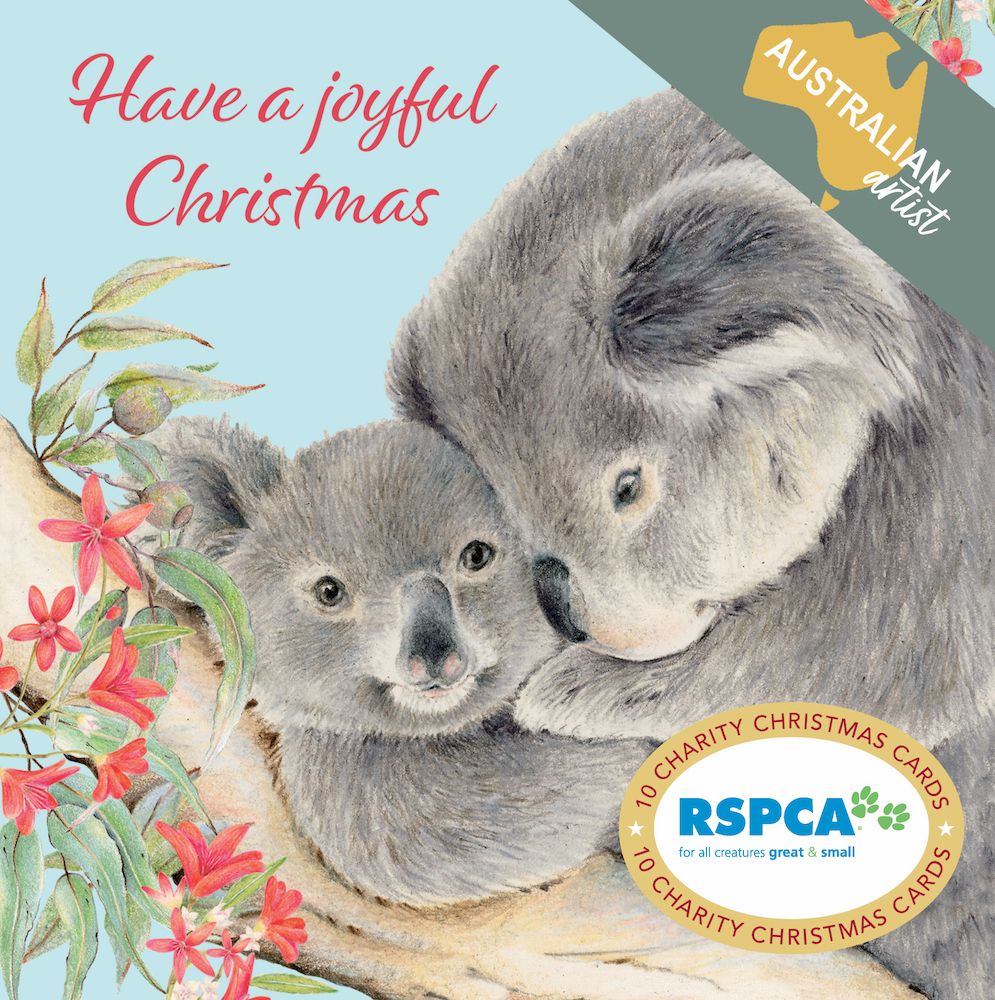 [VE-XCP25001] Christmas Card Wallet-RSPCA-Joyful Koala
