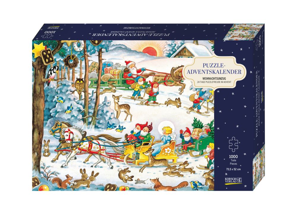 [KV-XCAL-1A-11759] Advent Cal-Jigsaw Puzzle-Christmas Parade
