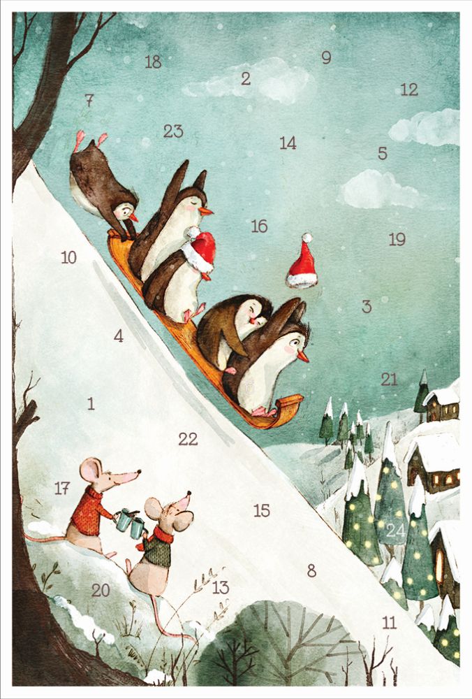 [KV-XCAL-6-12515] Advent Cal-Card-Holiday Adventures