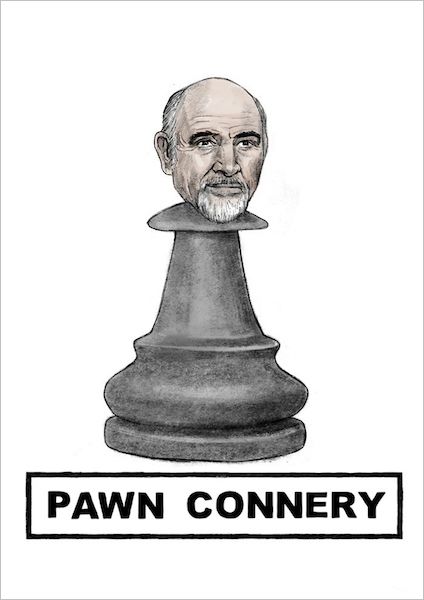[QG-C-CP457] Card-Pawn Connery