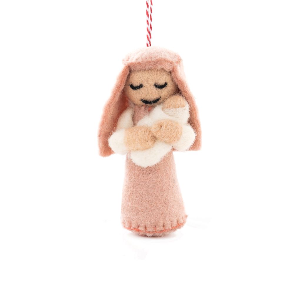 [GI-XD-DMY001] Charity Decoration-Felt Mary and Baby