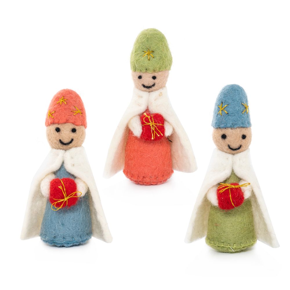[GI-XD-SNY002] Decoration Set-Felt Nativity 3 Wise Men