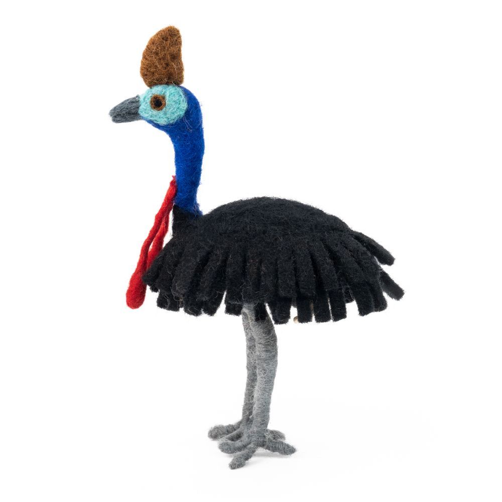 [GI-EC-AB008] Handmade Felt Cassowary
