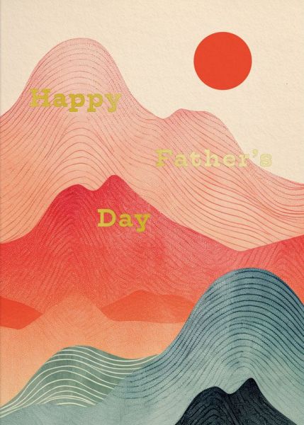 [OD-CFD-OD10815] Card-Mountain Father's Day