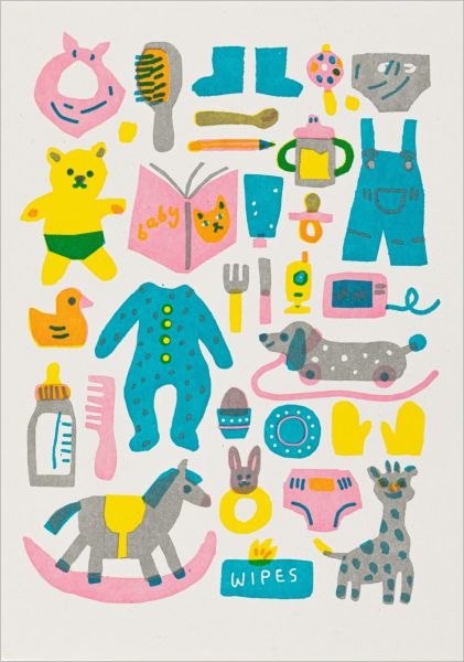 [AV-C-QP720] Card-Baby Pattern