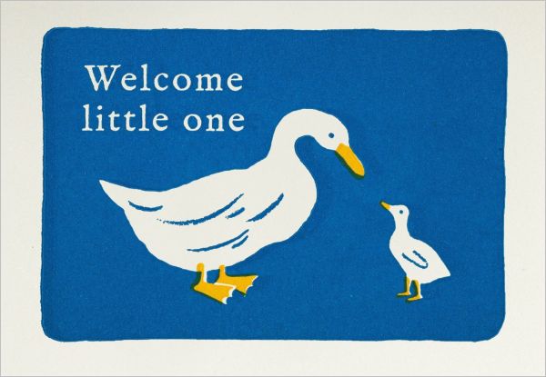 [AV-MC-AP369] Mini Card-Welcome Little One