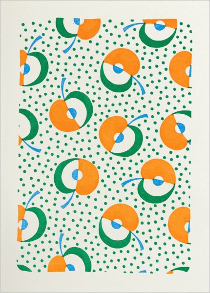 [AV-MC-AP370] Mini Card-Apple Picking Pattern