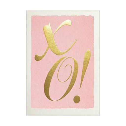 [AV-MC-AP373] Mini Card-Gold XO