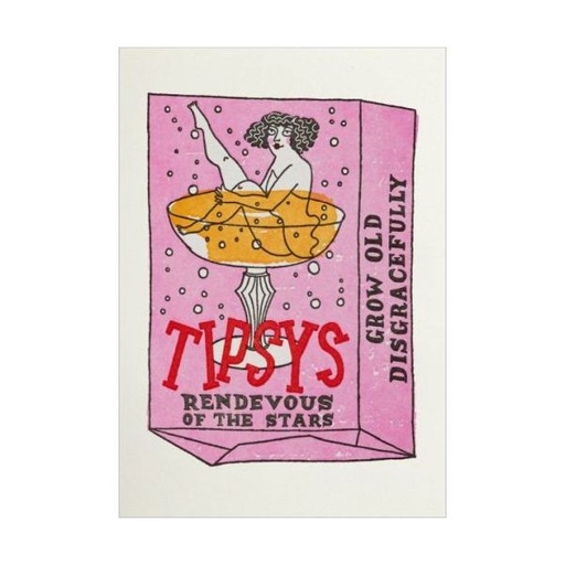 [AV-MC-AP383] Mini Card-Tipsys Sugar Cube