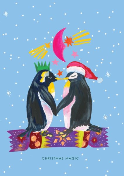 [HC-XC-438] Card-Penguin Kiss