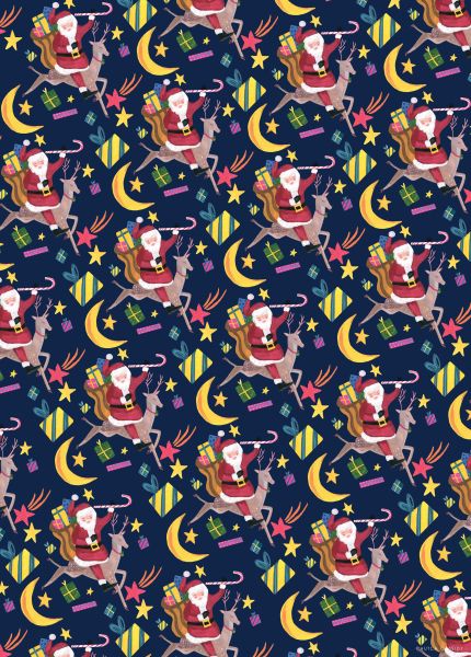 [HC-XW-011] Wrap-Santa & Reindeer