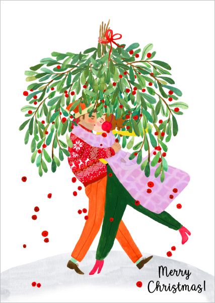 [RD-XC-067] Card-Mistletoe Kiss