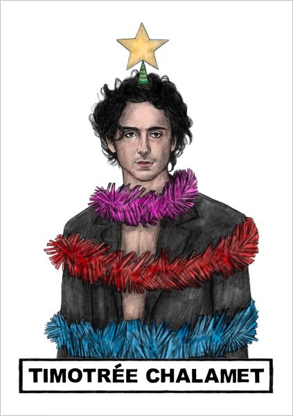 [QG-XC-014] Card-Timotree Chalamet Christmas