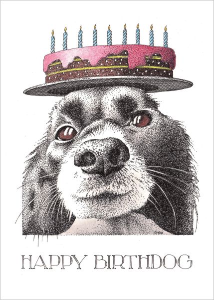 [SI-C-015] Card-Happy Birthdog
