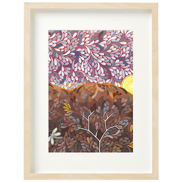 [AB-LW-LA001] Art Print-Bunjil Creates the Land