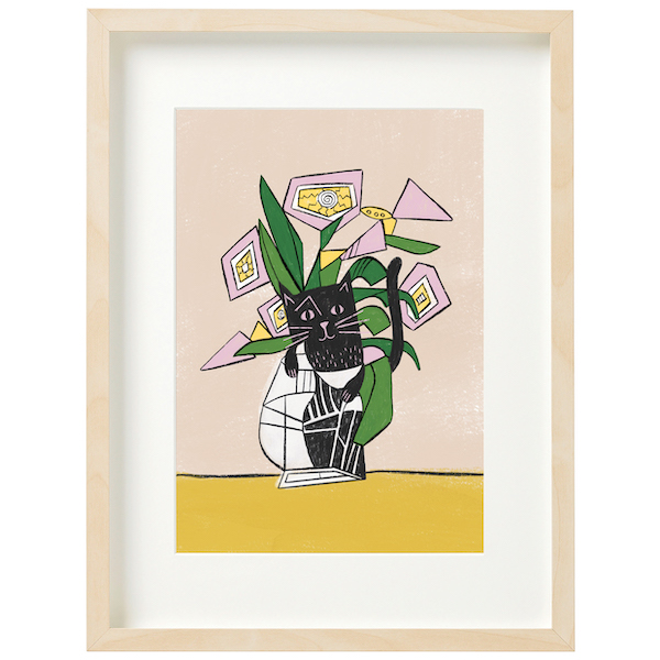 [NG-LW-067] Art Print-Picatso Flowers