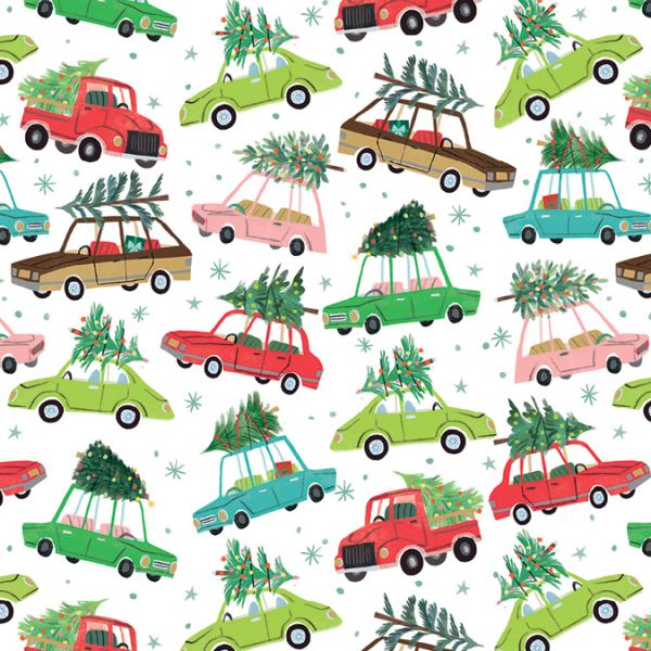 [NL-XW-NL009] Wrap-Christmas Cars With Trees