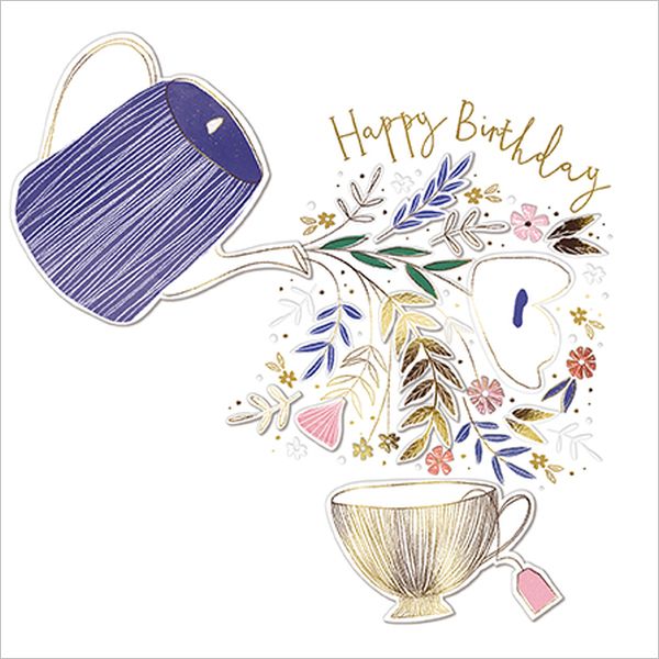 [GB-C-FSE0007] Embossed Card-Birthday Cup