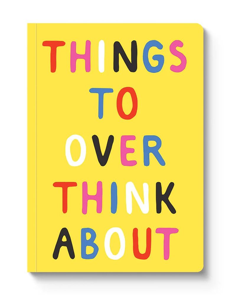 [OD-SN-OD-3-A5-13087] A5 Smooth Soft Cover Notebook-Things To Overthink About