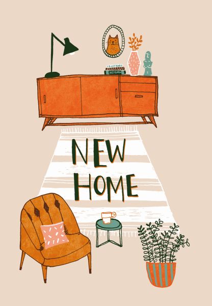 [RD-C-HM016] Card-New Home
