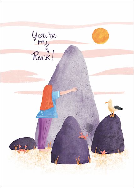 [RD-C-LV119] Card-My Rock