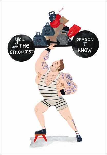 [RD-C-SY069] Card-Strong Man