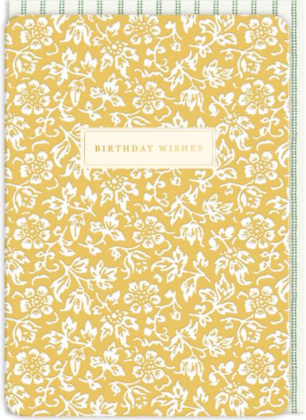 [LA-C-13000] Laura Ashley Foil Card-Sweet Alyssum