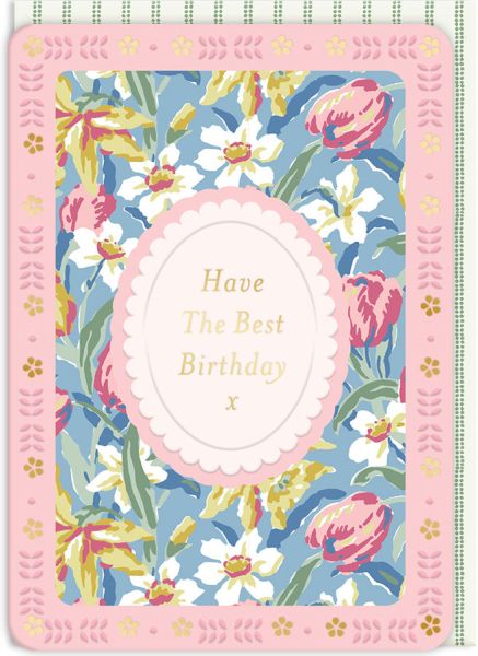 [LA-C-13149] Laura Ashley Foil Card-Tulip