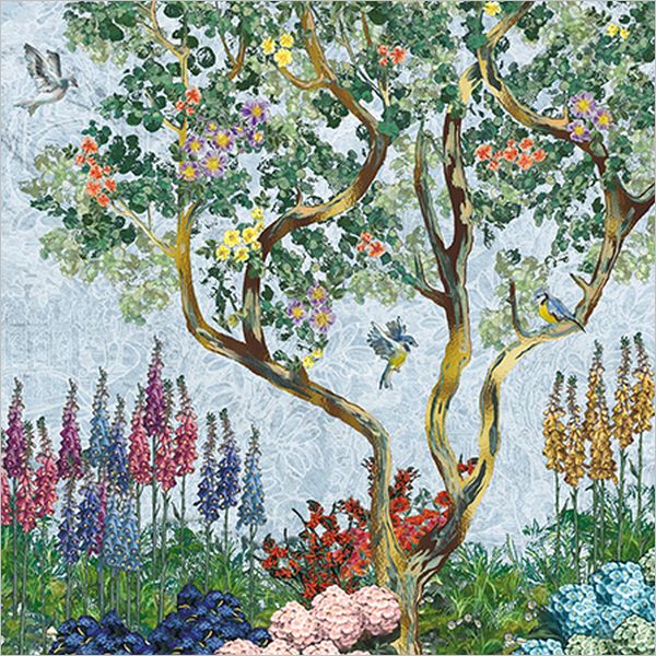 [GB-C-LLB018] Embossed Card-Cotswold Garden