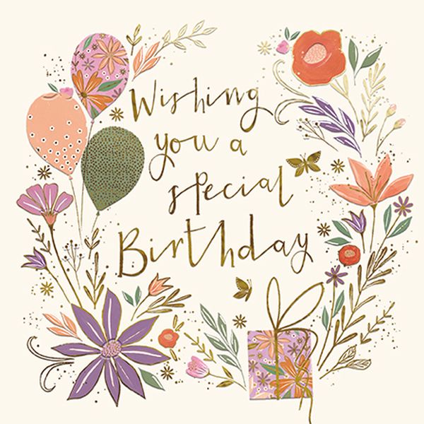[GB-C-JUN007] Embossed Card-Happy Birthday Special