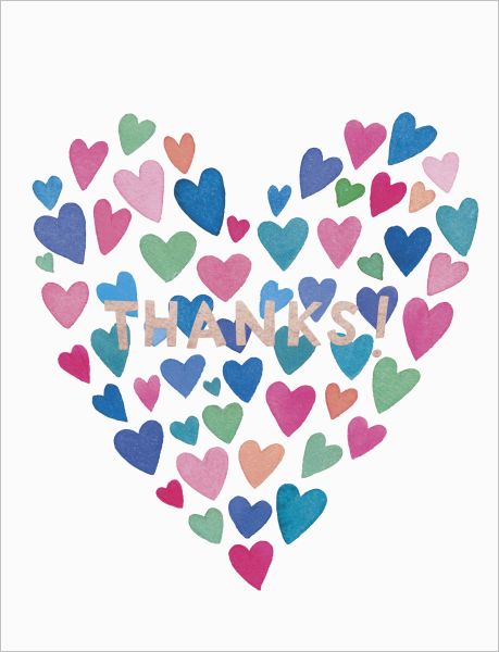 [EF-C-TY0425] Foil Card-Many Hearts Thanks