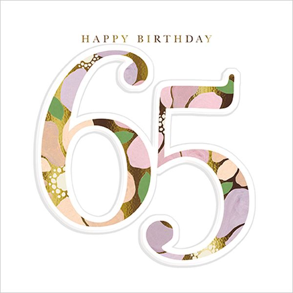 [GB-C-OC0073] Embossed Card-Happy Birthday 65