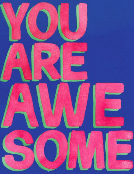 [EF-C-JB0414] Card-You Are Awesome