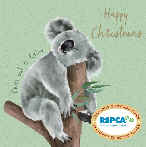 [VE-XCP26001] Christmas Card Wallet-RSPCA-Happy Koala