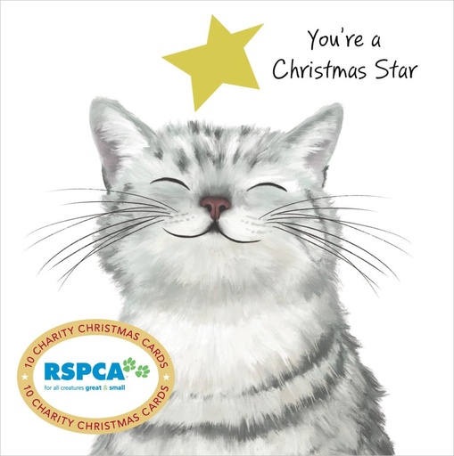 [VE-XCP26003] Christmas Card Wallet-RSPCA-Christmas Star