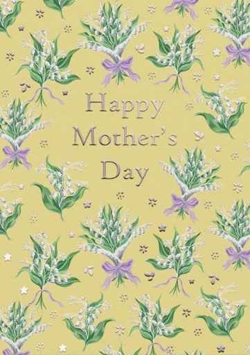 [CK-CMD-12721] Foil Card-Mother's Day Lily Of The Valley