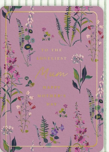 [LA-CMD-13729] Foil Card-Medowvale Sprig Loveliest Mum
