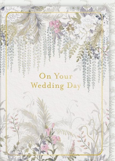 [LA-C-13709] Laura Ashley Foil Card-Wedding Day Wisteria