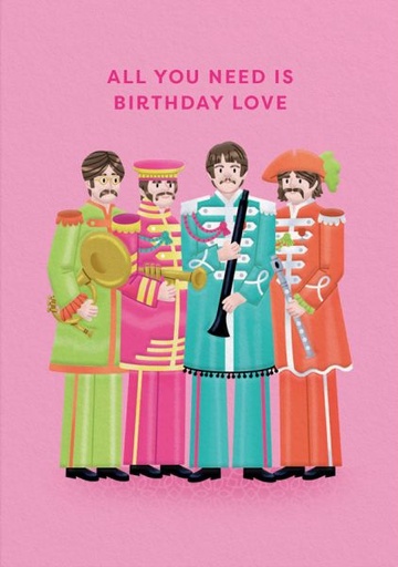 [OD-C-OD13013] Embossed Card-The Beatles