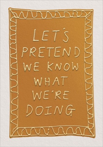 [OD-C-MFA13691] Foil Card-Let's Pretend