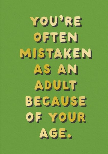[OD-C-ODT13094] Foil Card-Mistaken as An Adult