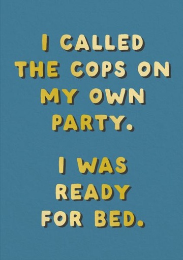 [OD-C-ODT13097] Foil Card-Ready For Bed